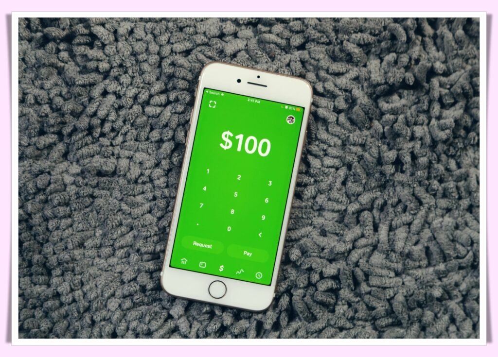 person setting up automatic savings on mobile banking app