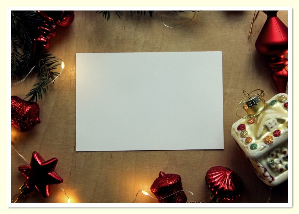 writing christmas gift list on budget 
