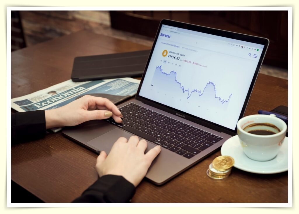 person comparing internet plans on laptop to find best deal