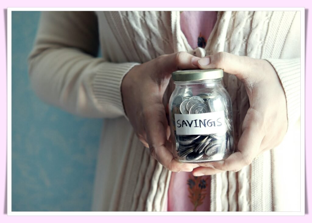 piggy bank with coins for emergency savings