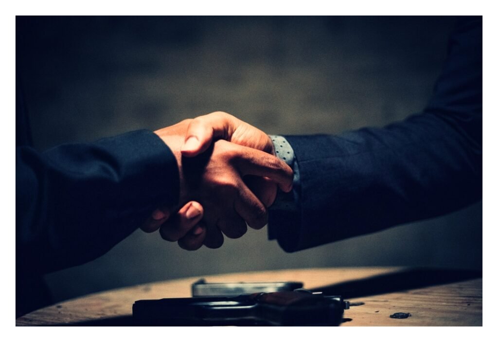 landlord and tenant agreement handshake on partial payment plan