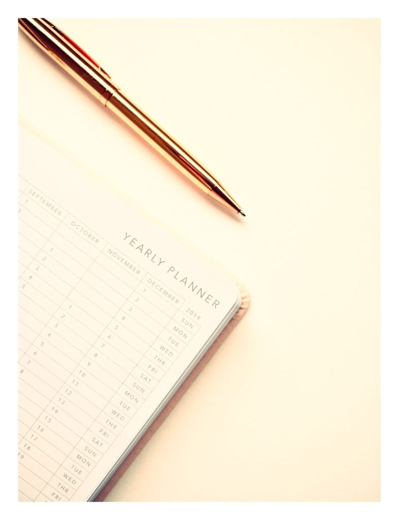 90-day rent resilience plan written in a planner